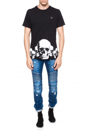 Skull motif t-shirt, zdjęcie 2 Skull motif t-shirt od Philipp Plein